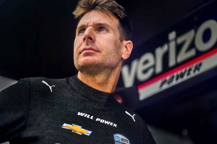 Will Power raced to a second place finish Sunday, but also widened his lead in the IndyCar point standings, leading teammate Josef Newgarden and Scott Dixon by 20 points, Marcus Ericsson by 39 points and race winner Scott McLaughlin by 41 points. (Photo by Michael L. Levitt/LAT for Chevy Racing)